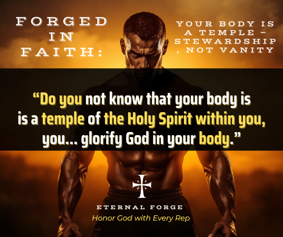 Your Body Is a Temple — Stewardship, Not Vanity