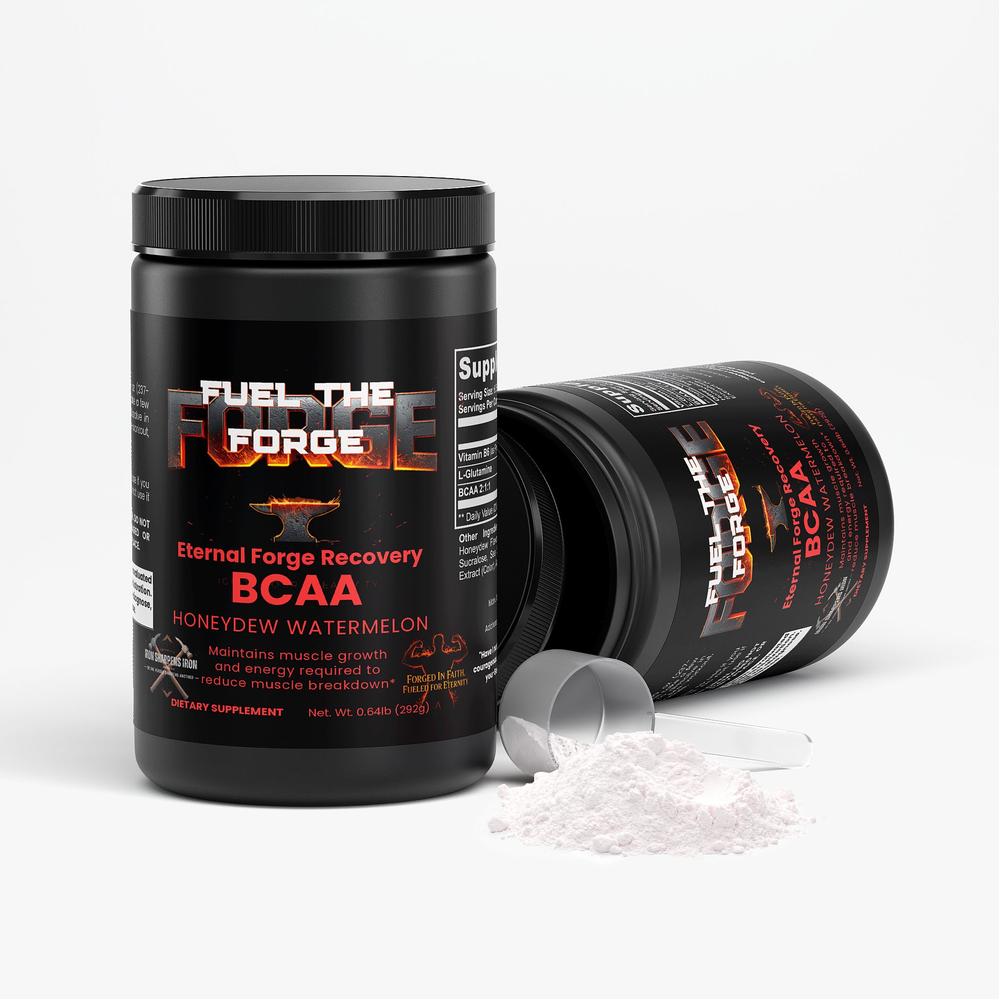 BCAA Post Workout Powder - Honeydew/Watermelon Flavor for Optimal Recovery