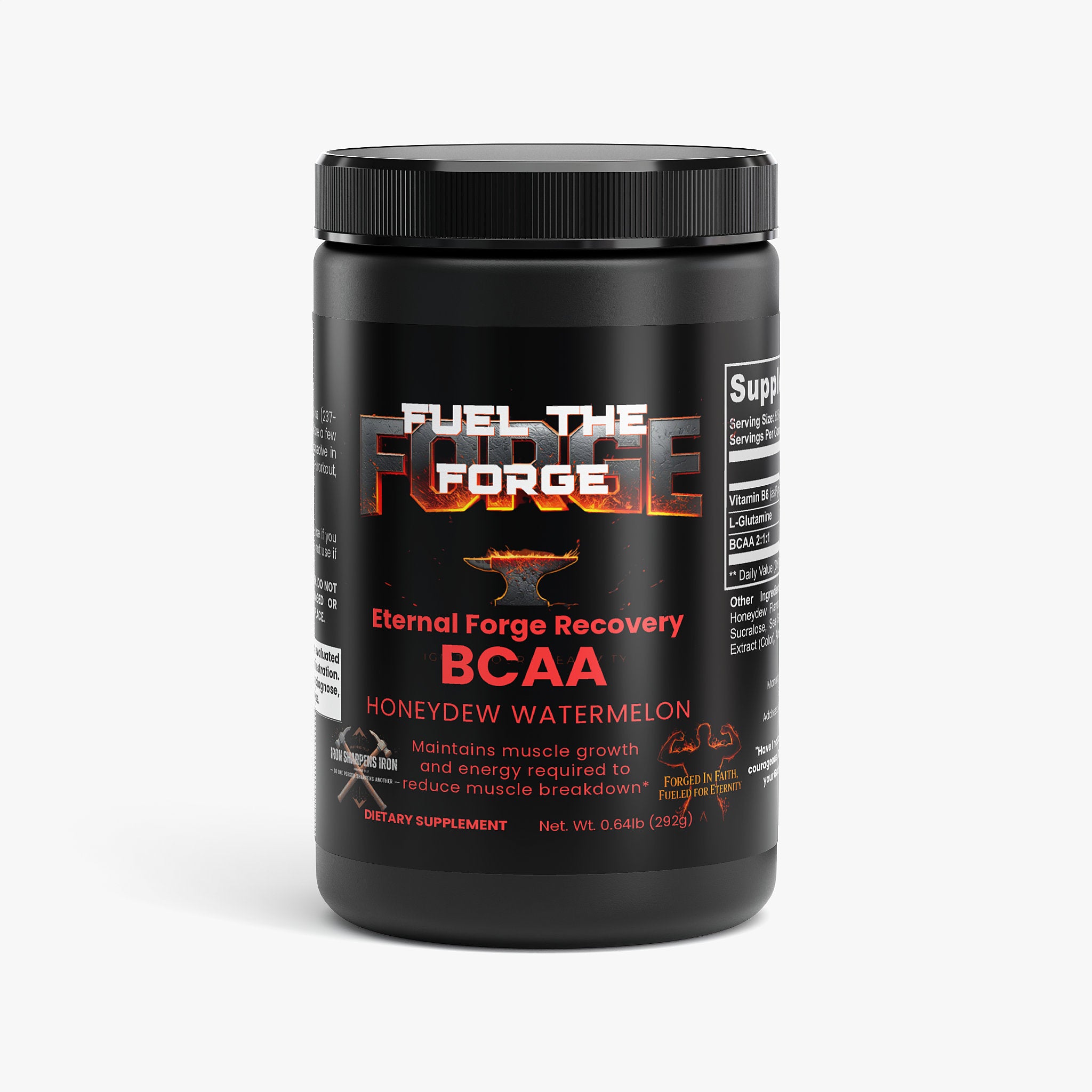 BCAA Post Workout Powder - Honeydew/Watermelon Flavor for Optimal Recovery