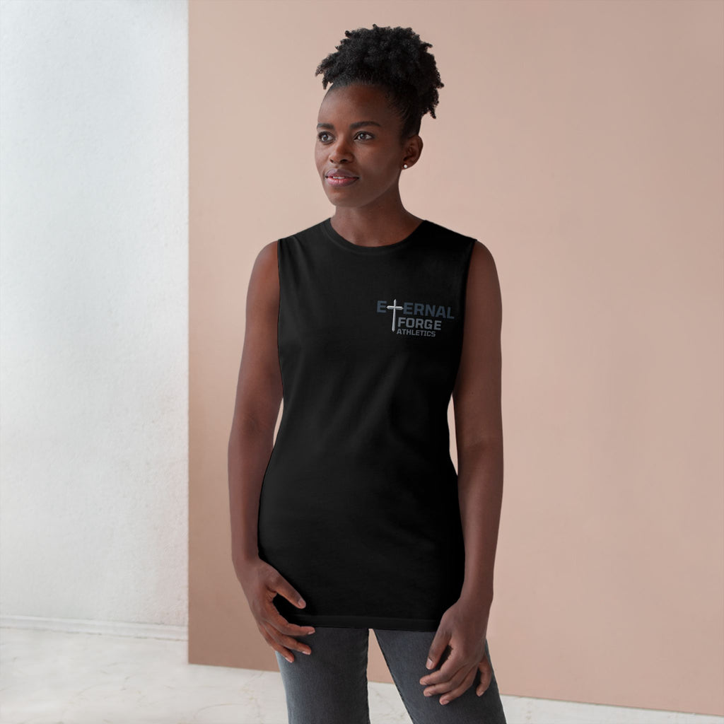 Eternal Forge Tank — "Forged in Faith, Fueled for Eternity" Christian Workout Tank