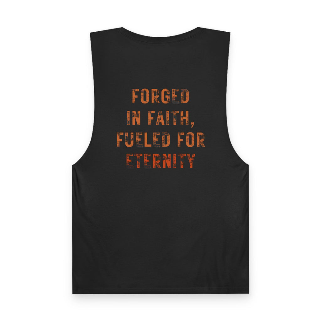 Eternal Forge Tank — "Forged in Faith, Fueled for Eternity" Christian Workout Tank