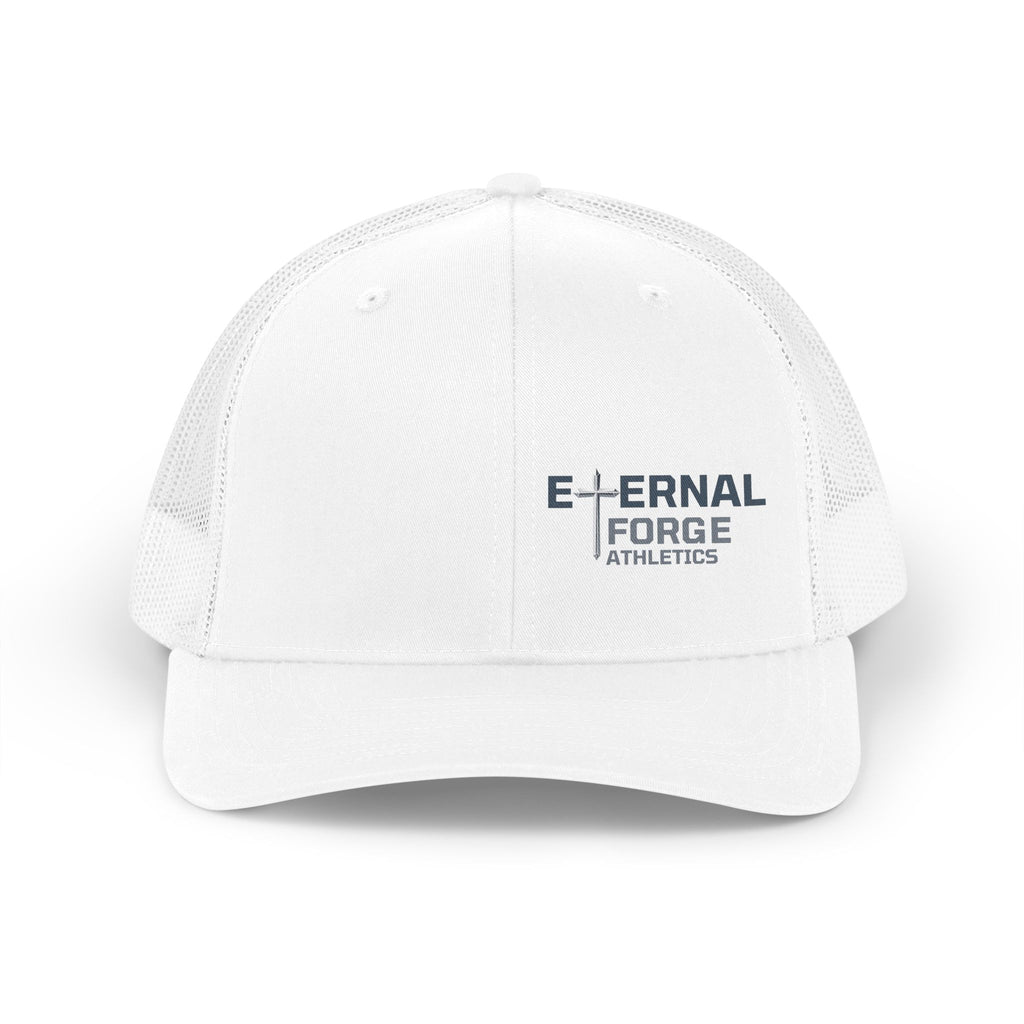 Eternal Forge Athletics Trucker Hat — Christian Fitness Workout Cap