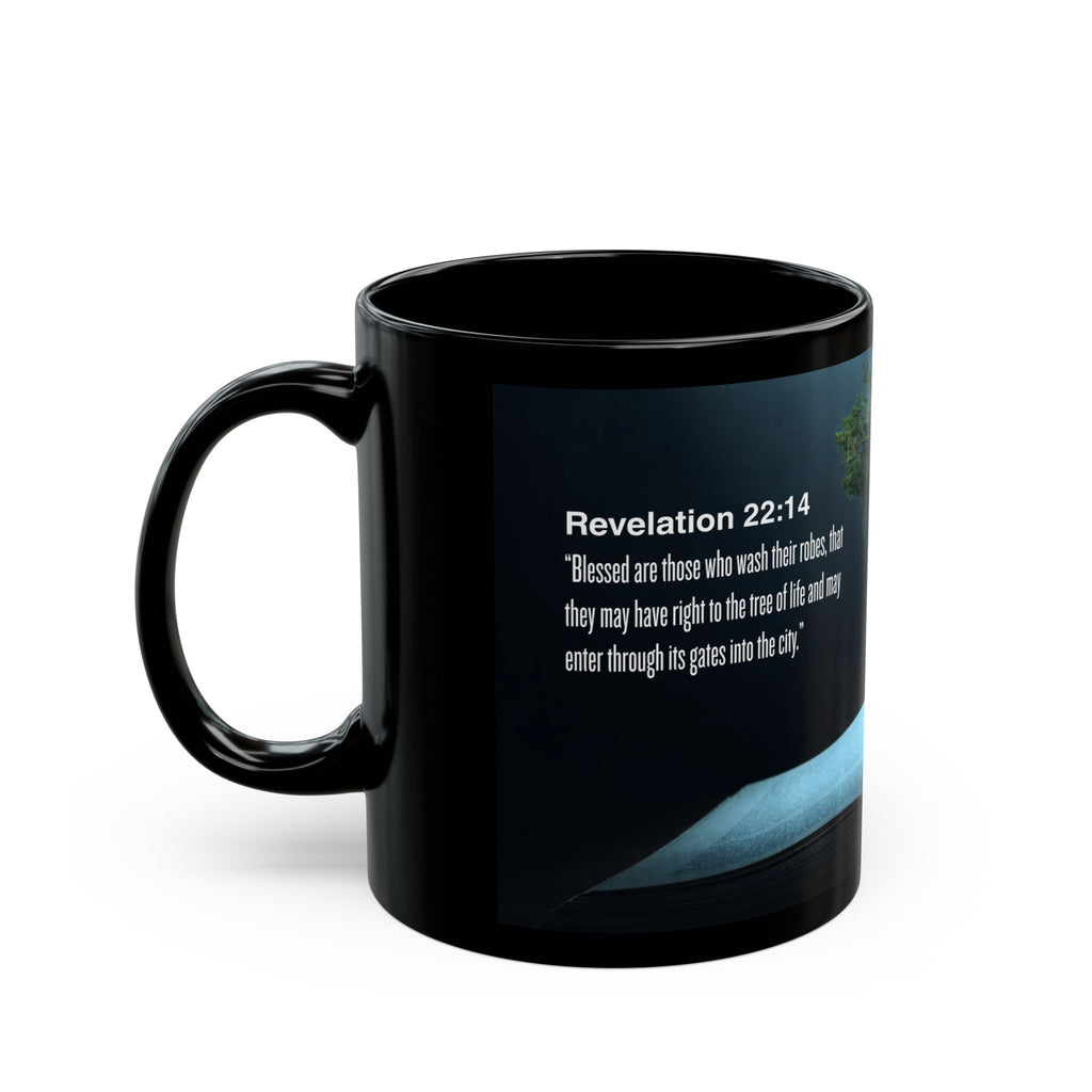 Forge On Black Mug — Inspirational Athletic Coffee Cup (Eternal Forge Athletics)