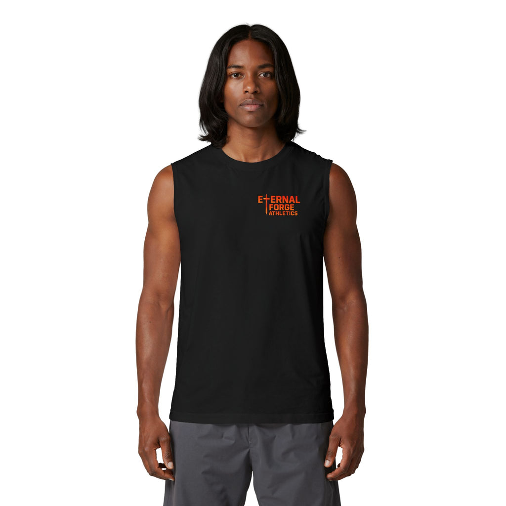 Muscle Tank — "Caution Temple Under Construction: Body Recomposition in Progress" Gym Tank Top