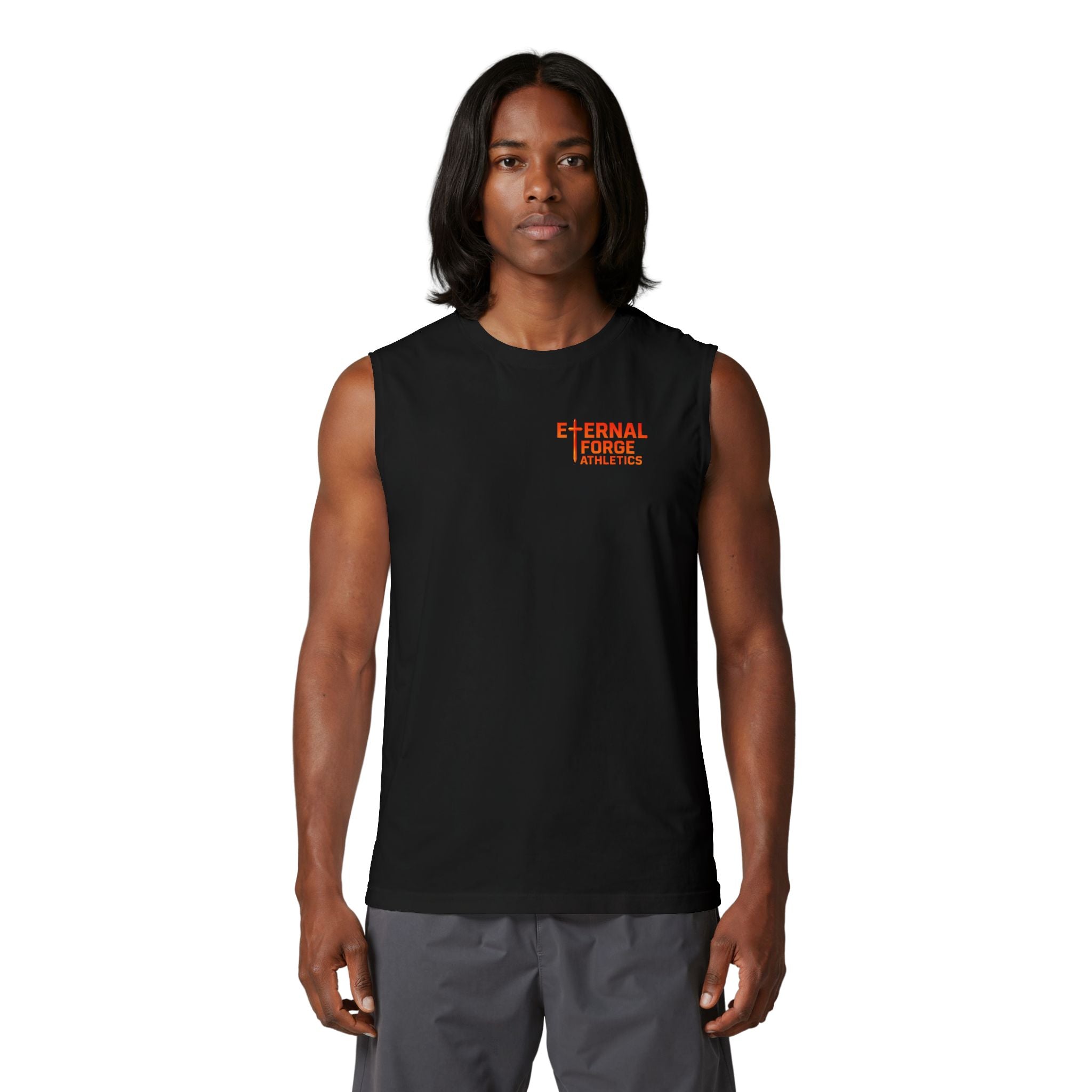 Muscle Tank — "Caution Temple Under Construction: Body Recomposition in Progress" Gym Tank Top