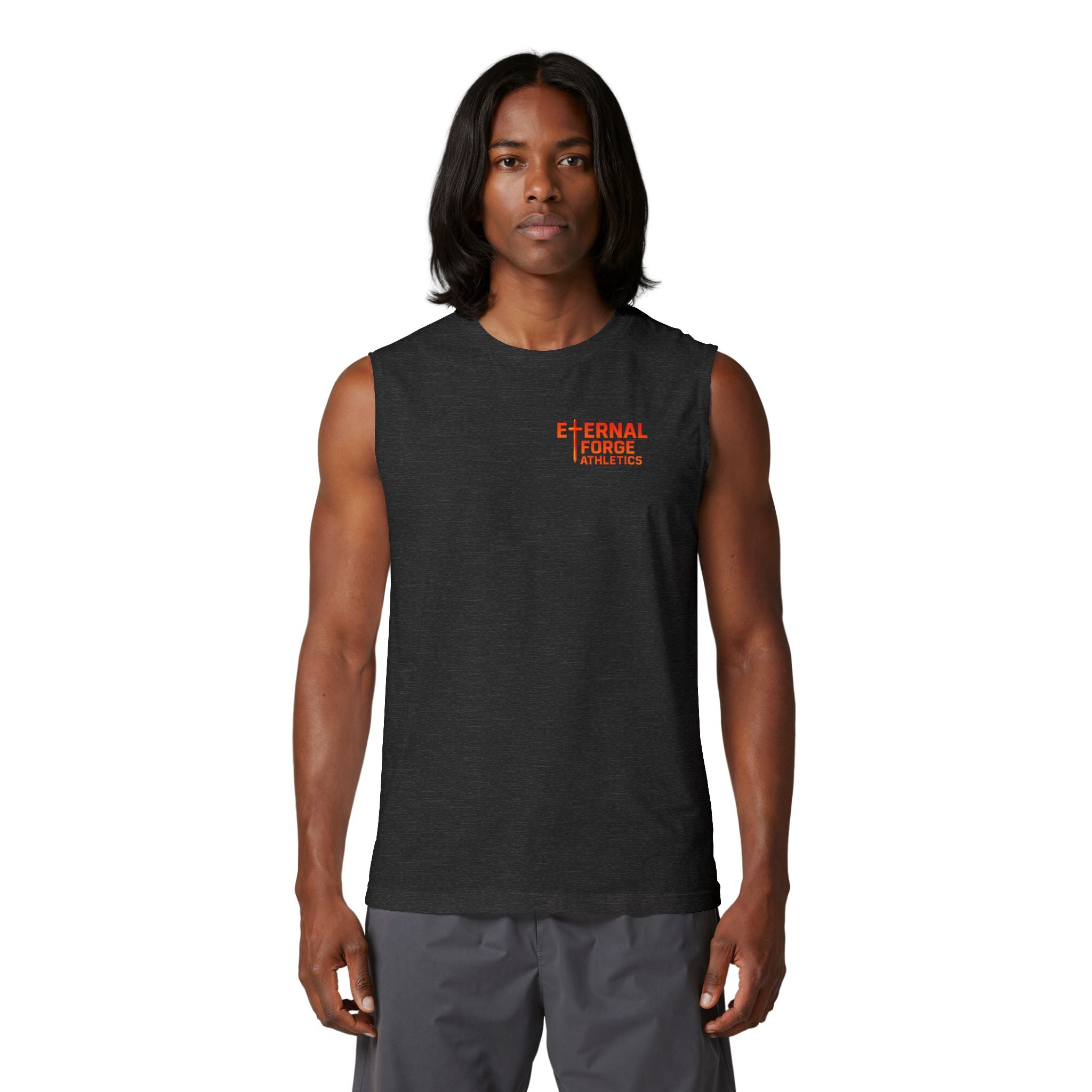 Muscle Tank — "Caution Temple Under Construction: Body Recomposition in Progress" Gym Tank Top